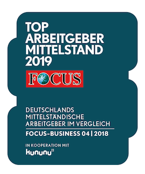 Award: Focus Top Arbeitgeber Mittelstand