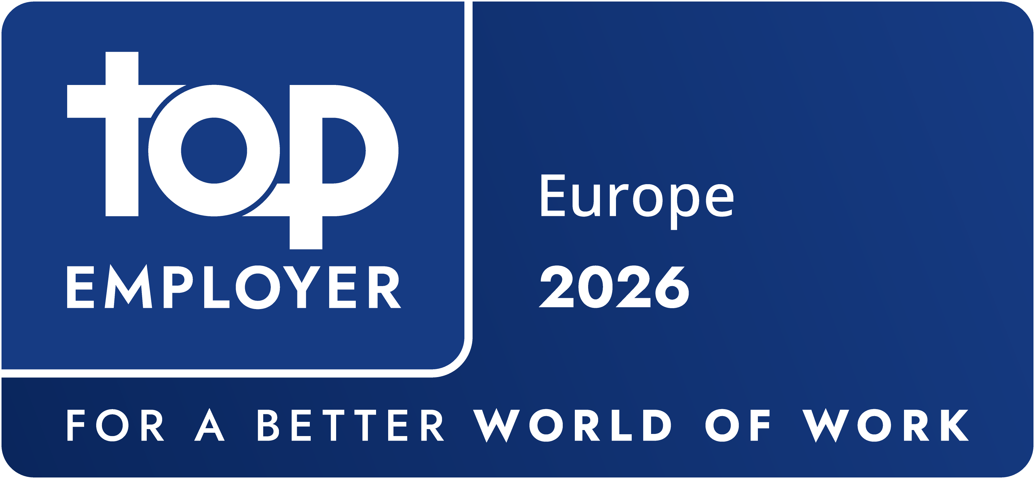 Award: ⠀Top Employer Europe 2026