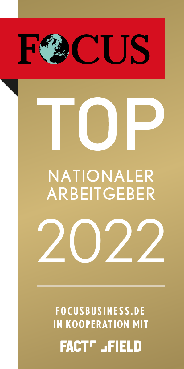 Award: FOCUS Top Nationaler Arbeitgeber 2022