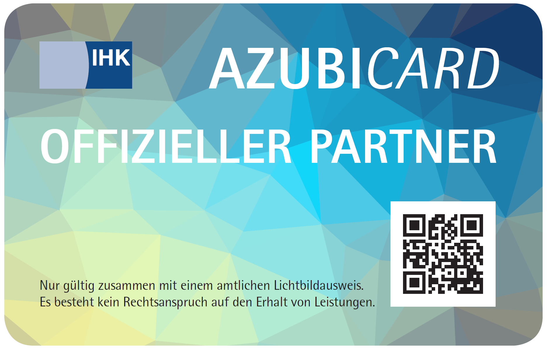 Award: IHK - Azubi Card 