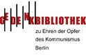 Logo von Gedenkbibliothek zu Ehren der Opfer des Kommunismus